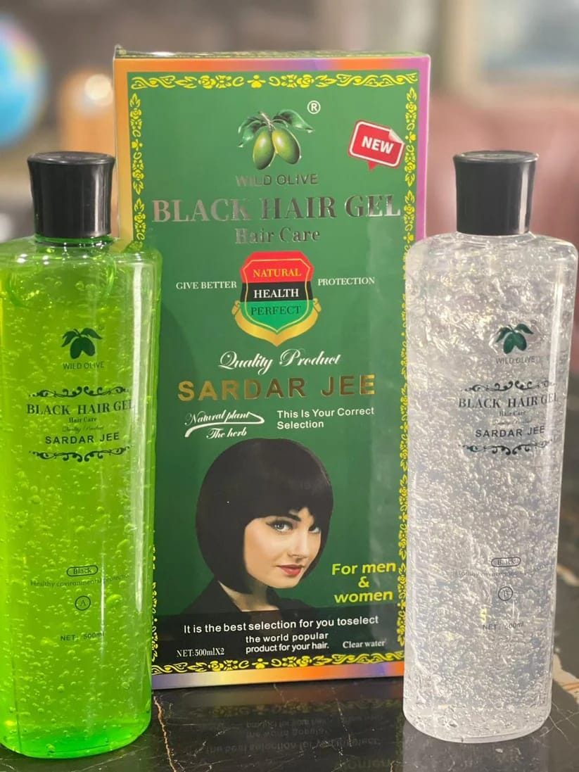 Herbal Black Hair Oil &amp; Gel